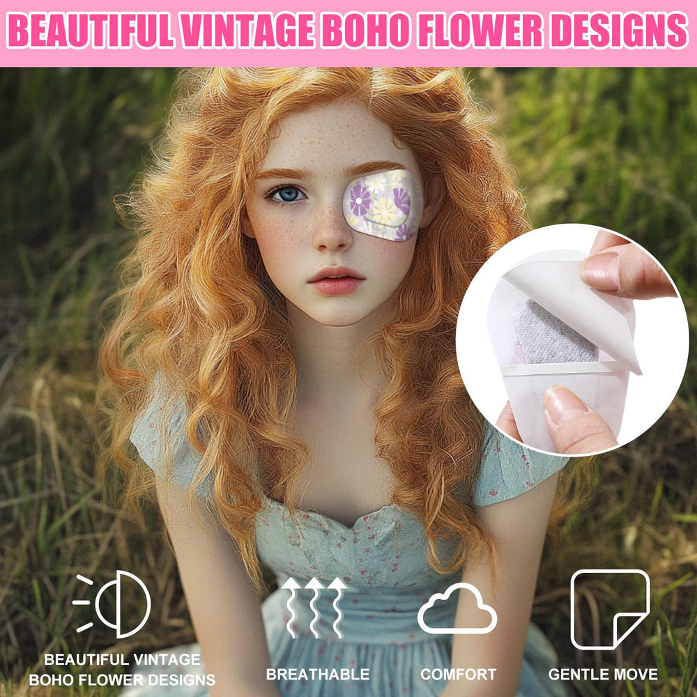 Geiserailie breathable eye patch with soft cotton and gentle adhesive for all day comfort