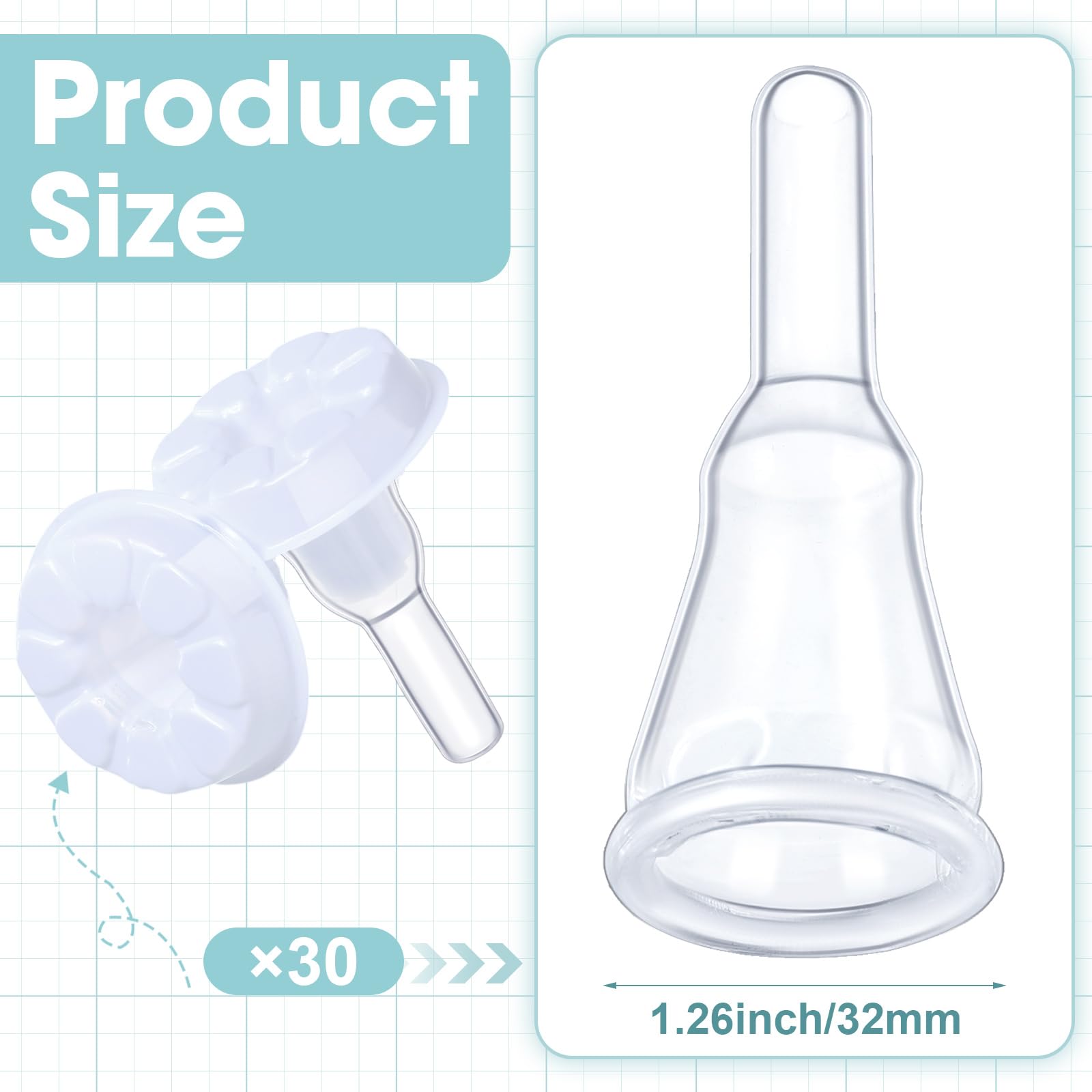 Geiserailie external catheter with white support frame for stable positioning