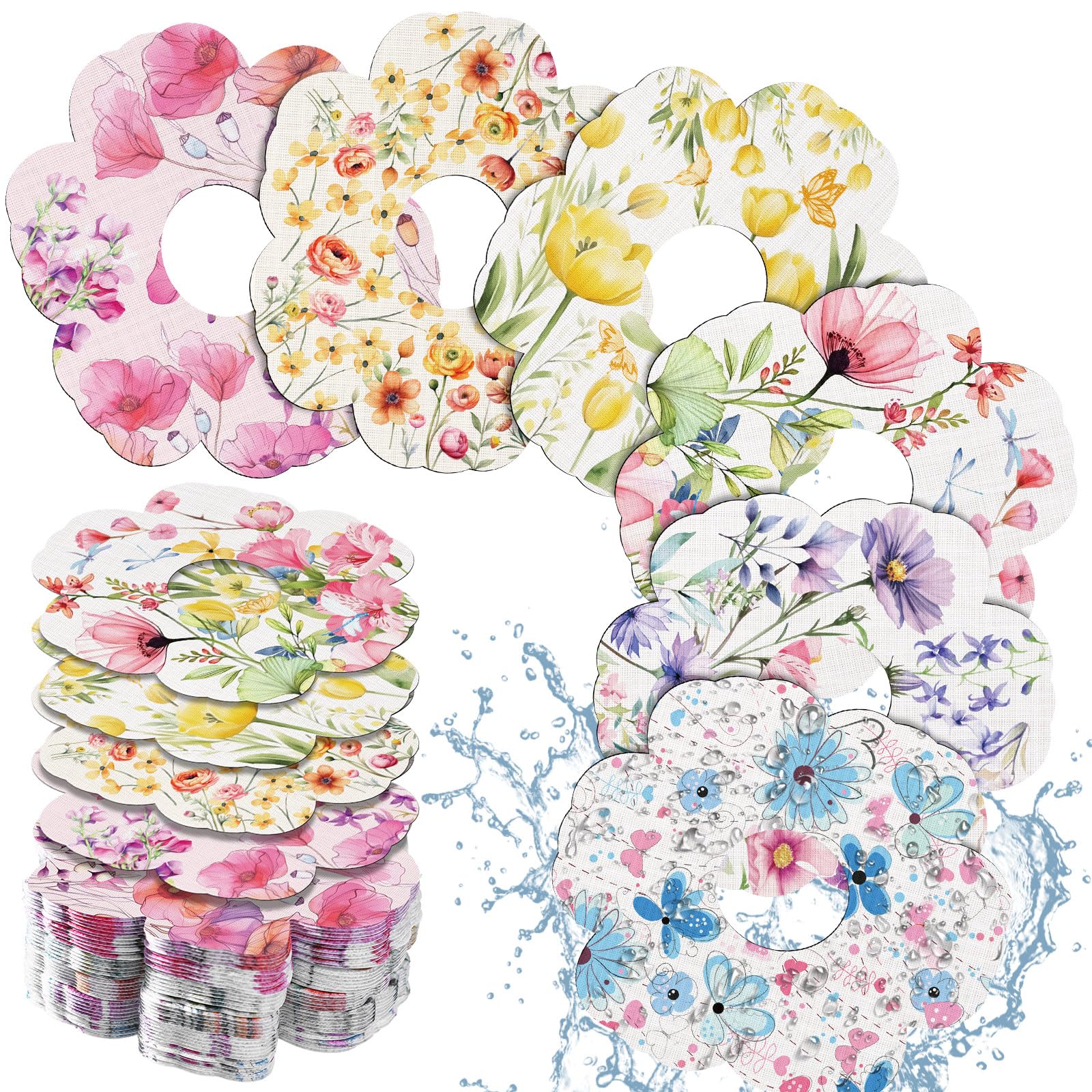 Geiserailie flower patches on Dexcom G7 cover provide secure wear during workouts.