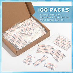 Geiserailie five-size bandages provide flexible coverage for minor wounds.