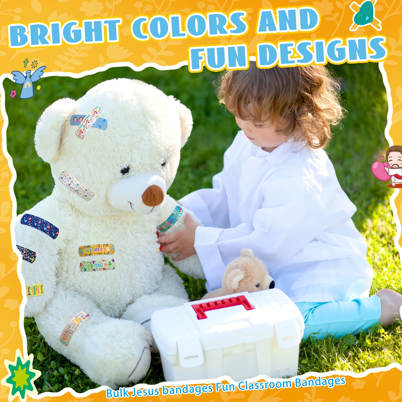 Geiserailie Jesus Bandages ideal for church and Sunday School