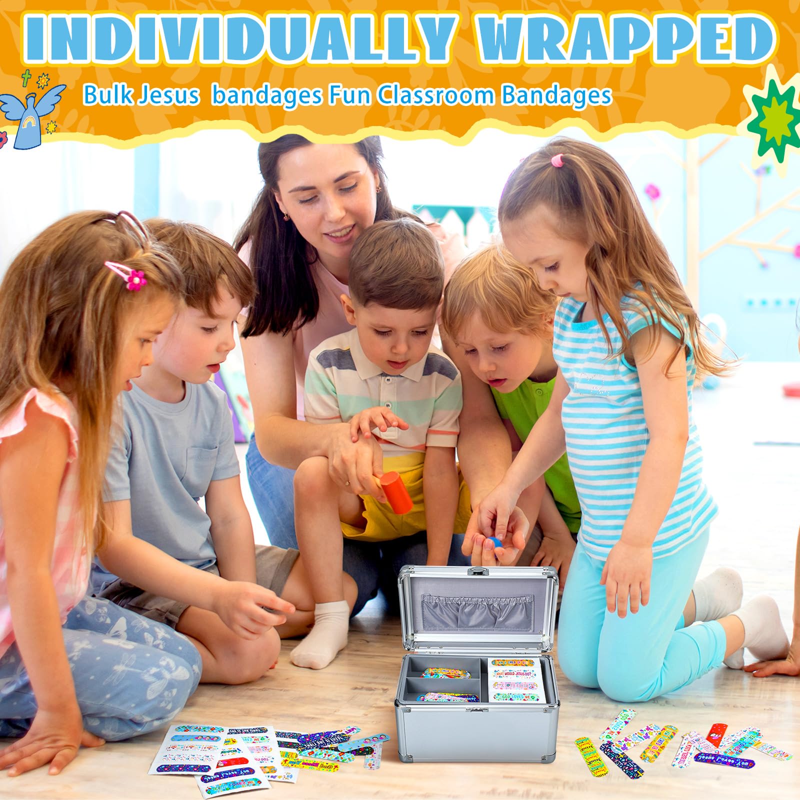 Geiserailie Jesus Bandages ready for kids' first aid kits