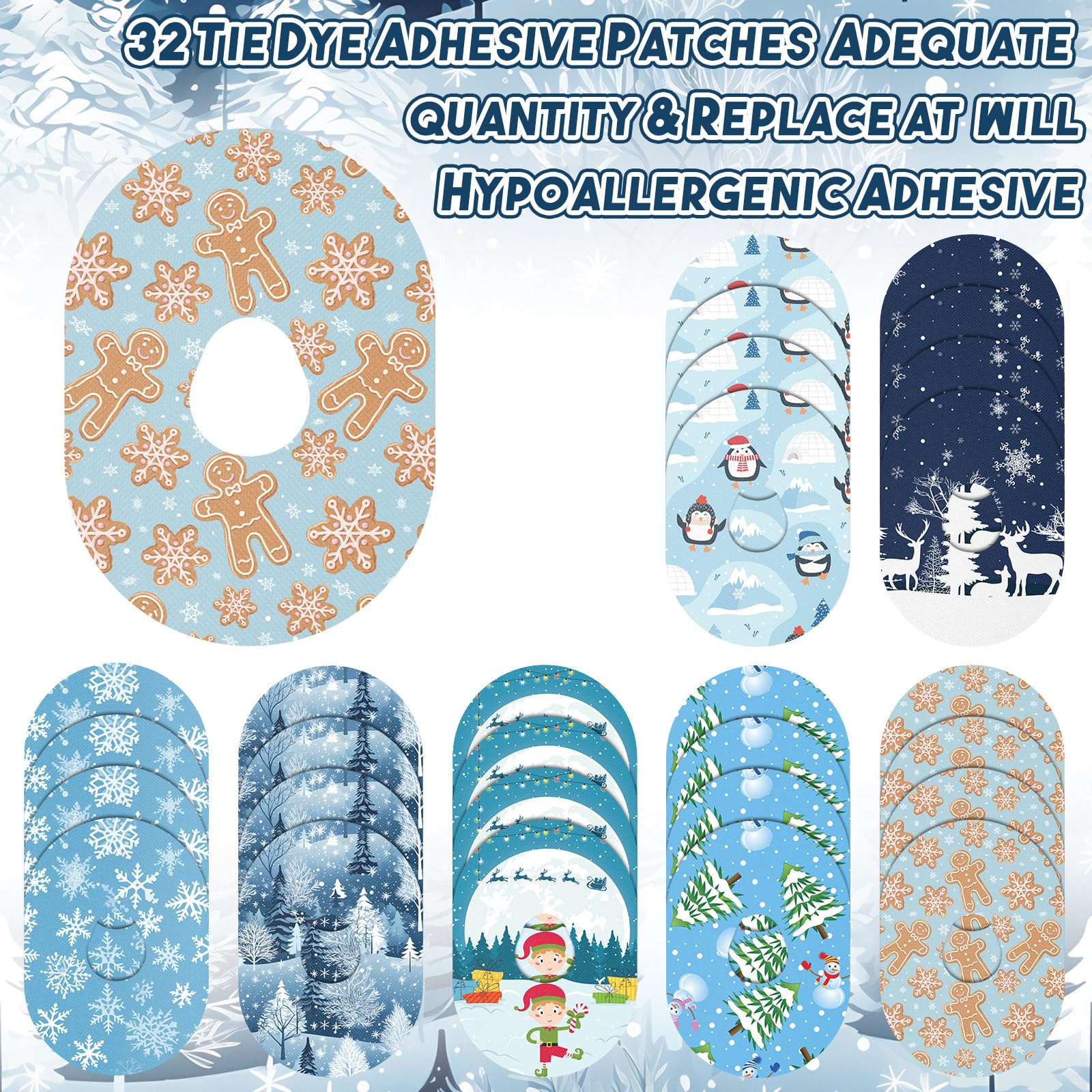 Geiserailie latex-free patches are gentle on sensitive skin.