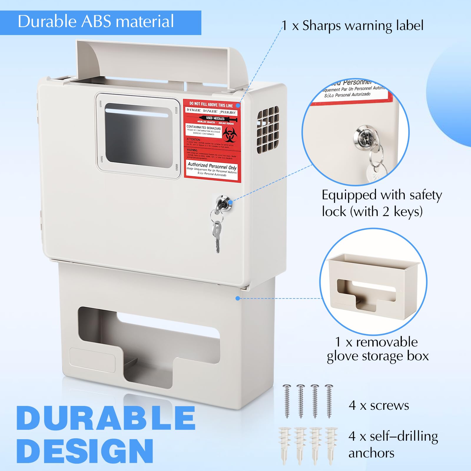 Geiserailie locking mechanism with two keys for secure access