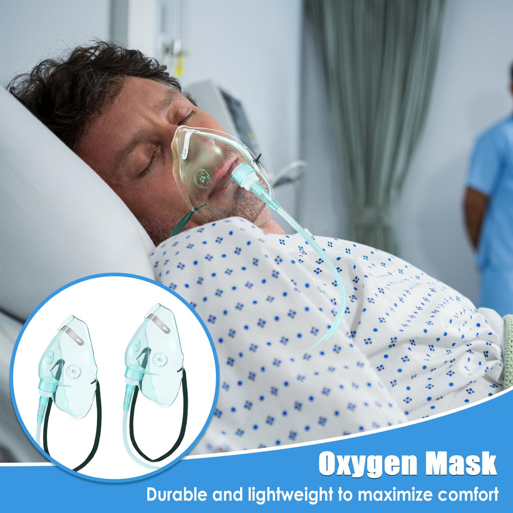 Geiserailie mask compatible with low and high flow oxygen systems