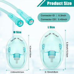 Geiserailie oxygen mask with adjustable headband for secure, comfortable fit.