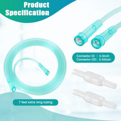 Geiserailie tubing with connectors shown, universal compatibility for home or travel