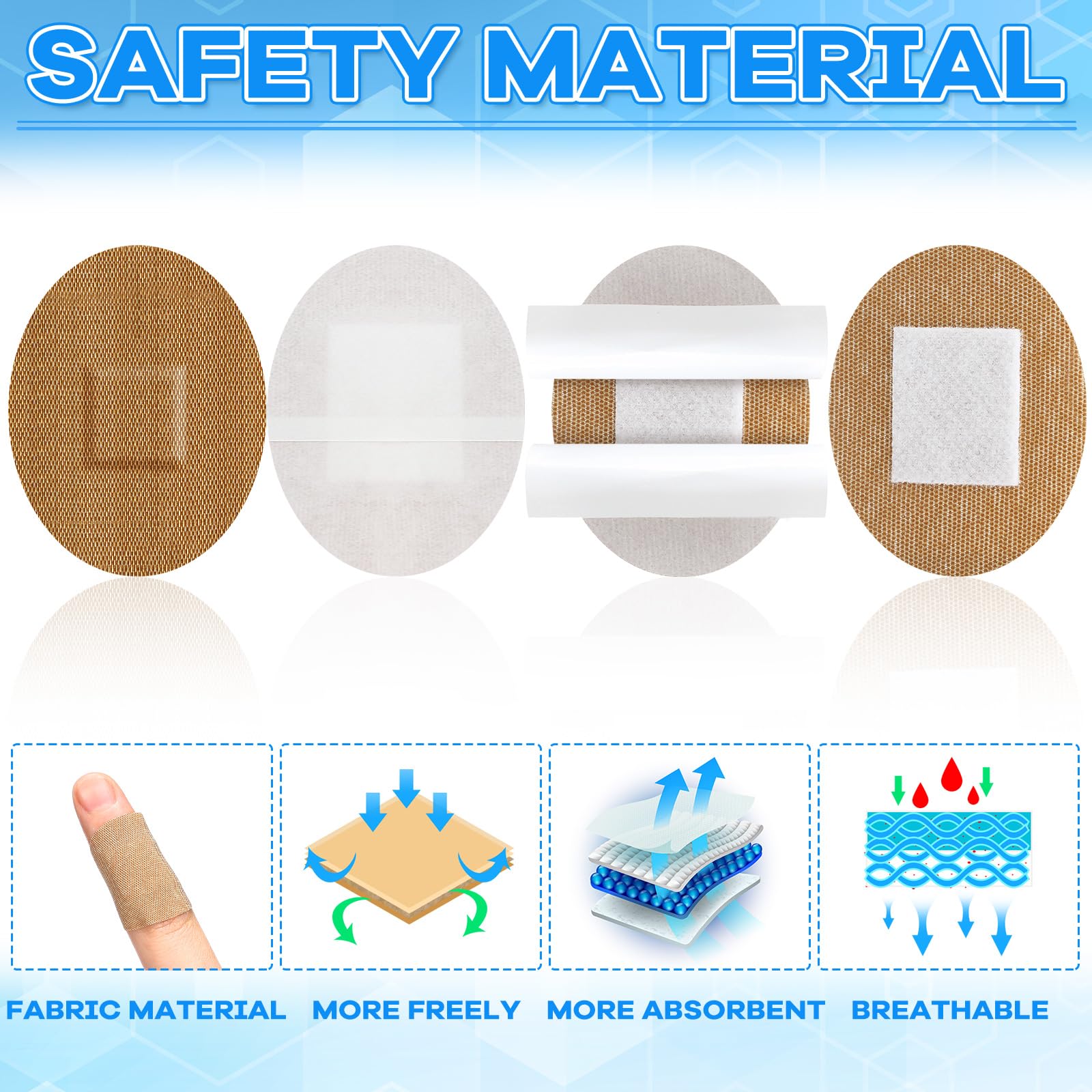 Geiserailie round bandage 1inch offers flexible skin-friendly coverage.