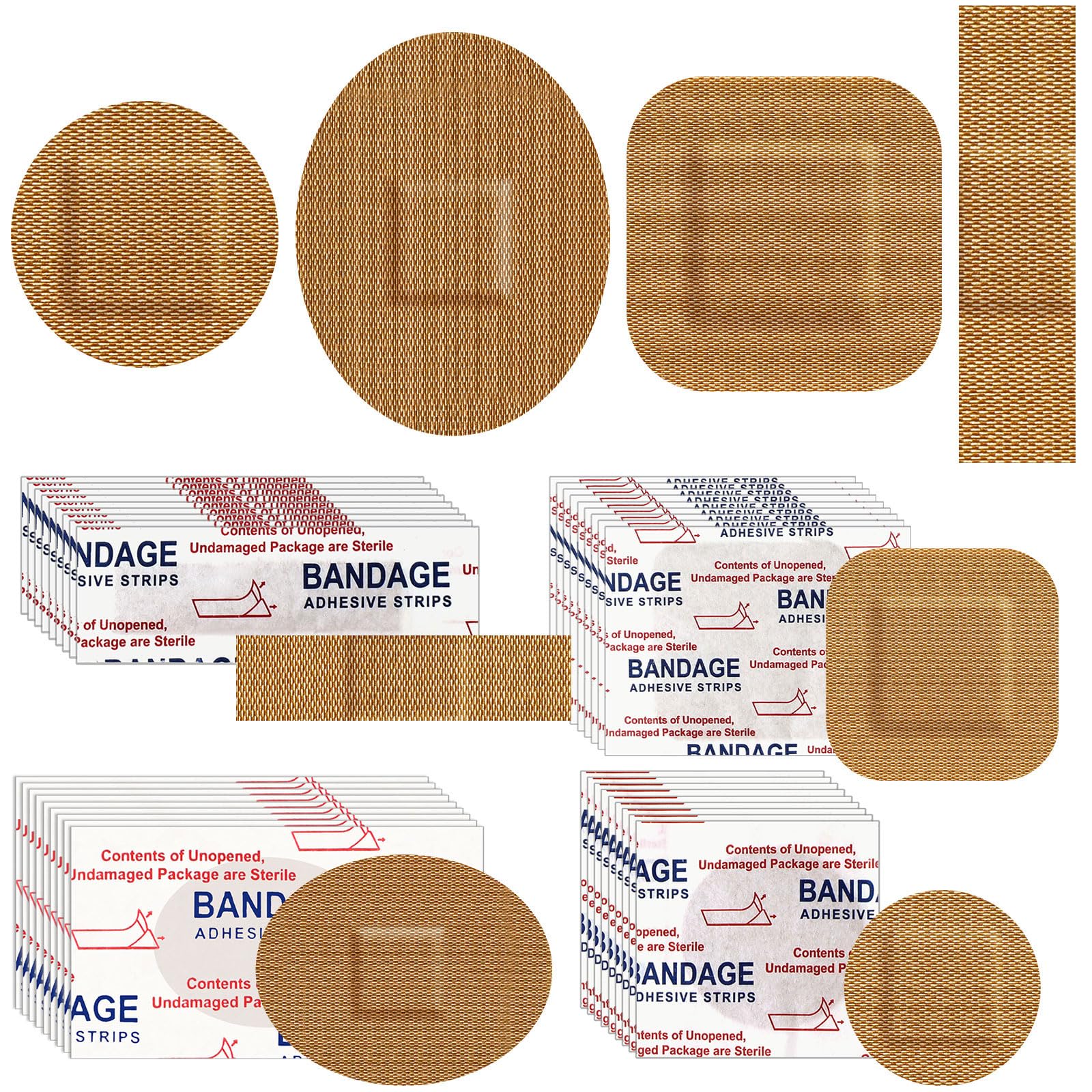 Geiserailie round bandage provides quick, breathable coverage for small wounds.