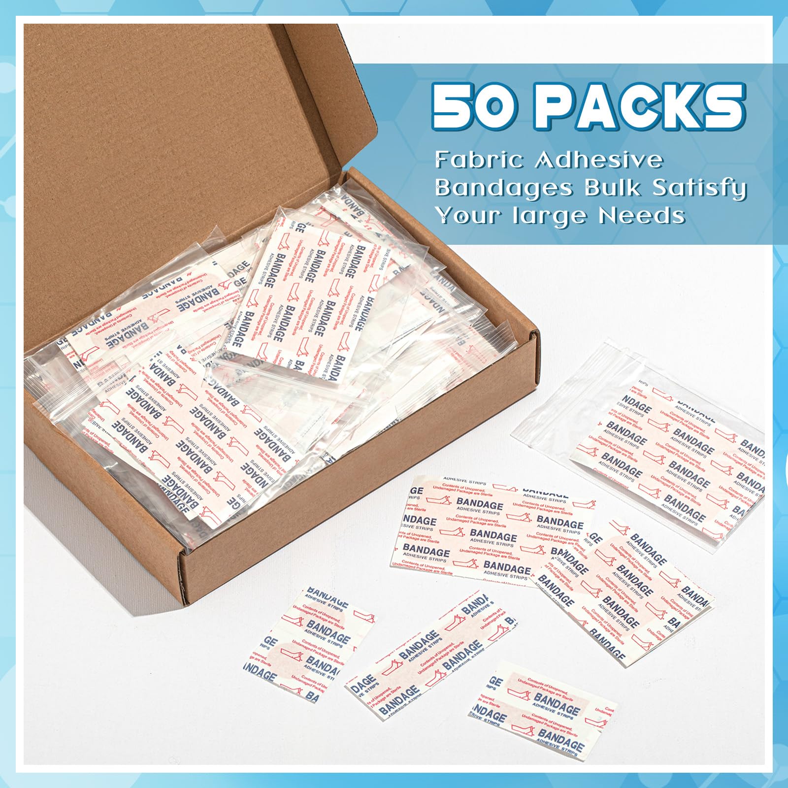 Geiserailie soft polyethylene bandages provide comfortable wear during activity