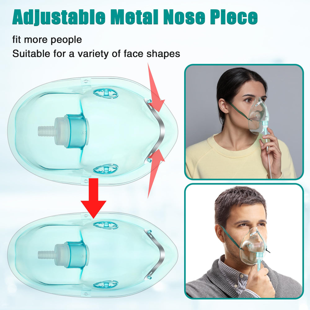 Geiserailie transparent mask enables visual monitoring of breathing.
