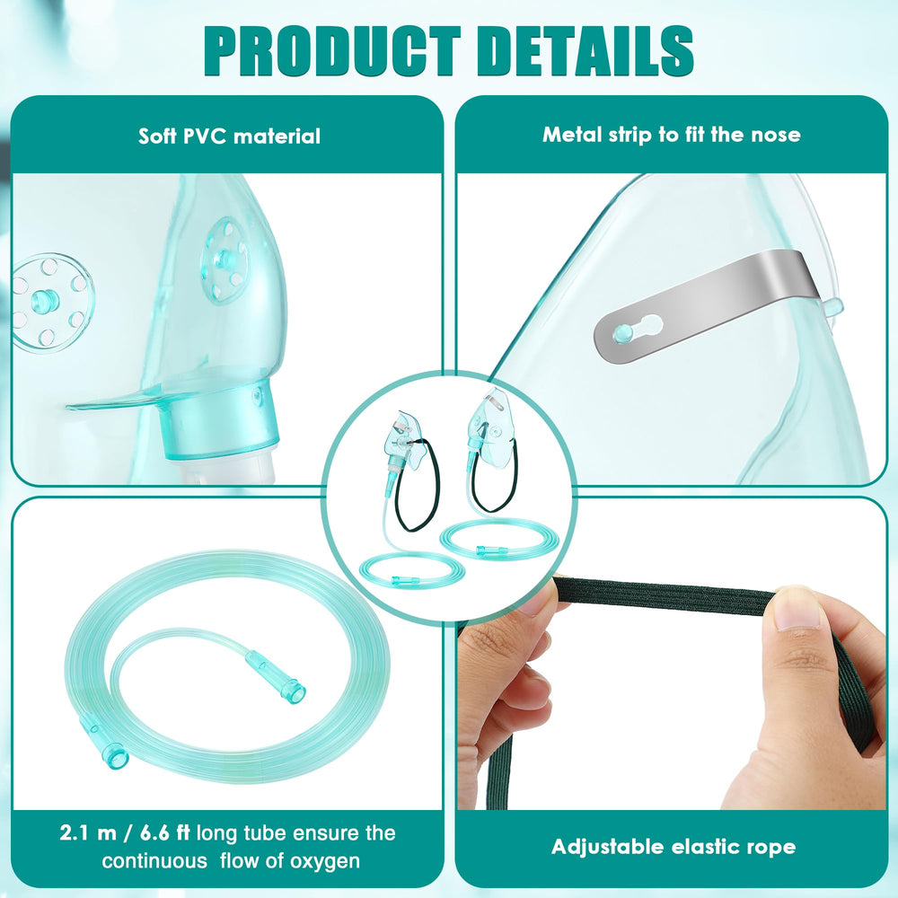Geiserailie anti-kink tubing supports smooth oxygen flow.