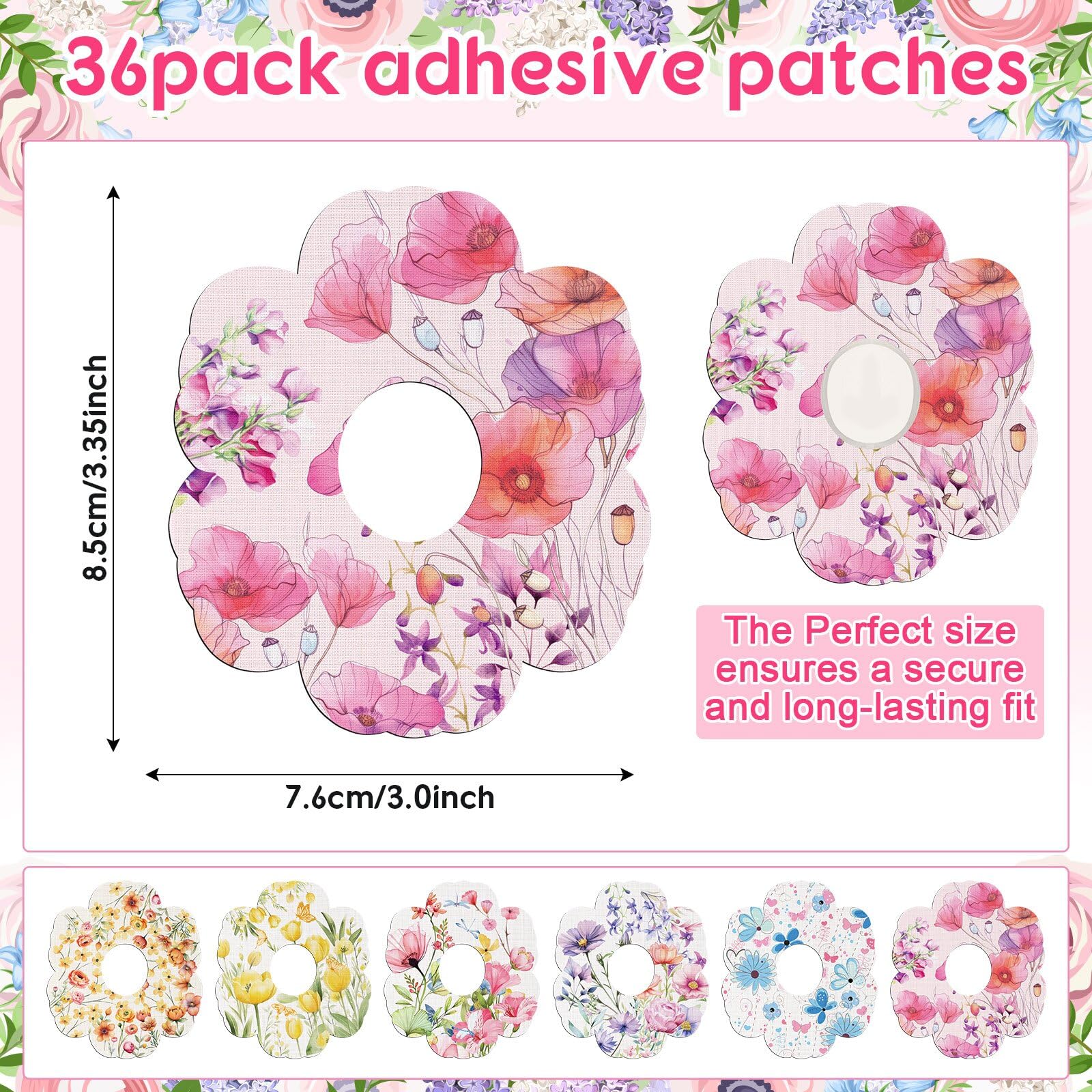Geiserailie waterproof sensor patches protect Dexcom G7 in rain or swim.
