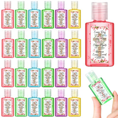 Gejoy Bible Verse hand sanitizer bottle with a floral pattern, ideal for gifting.