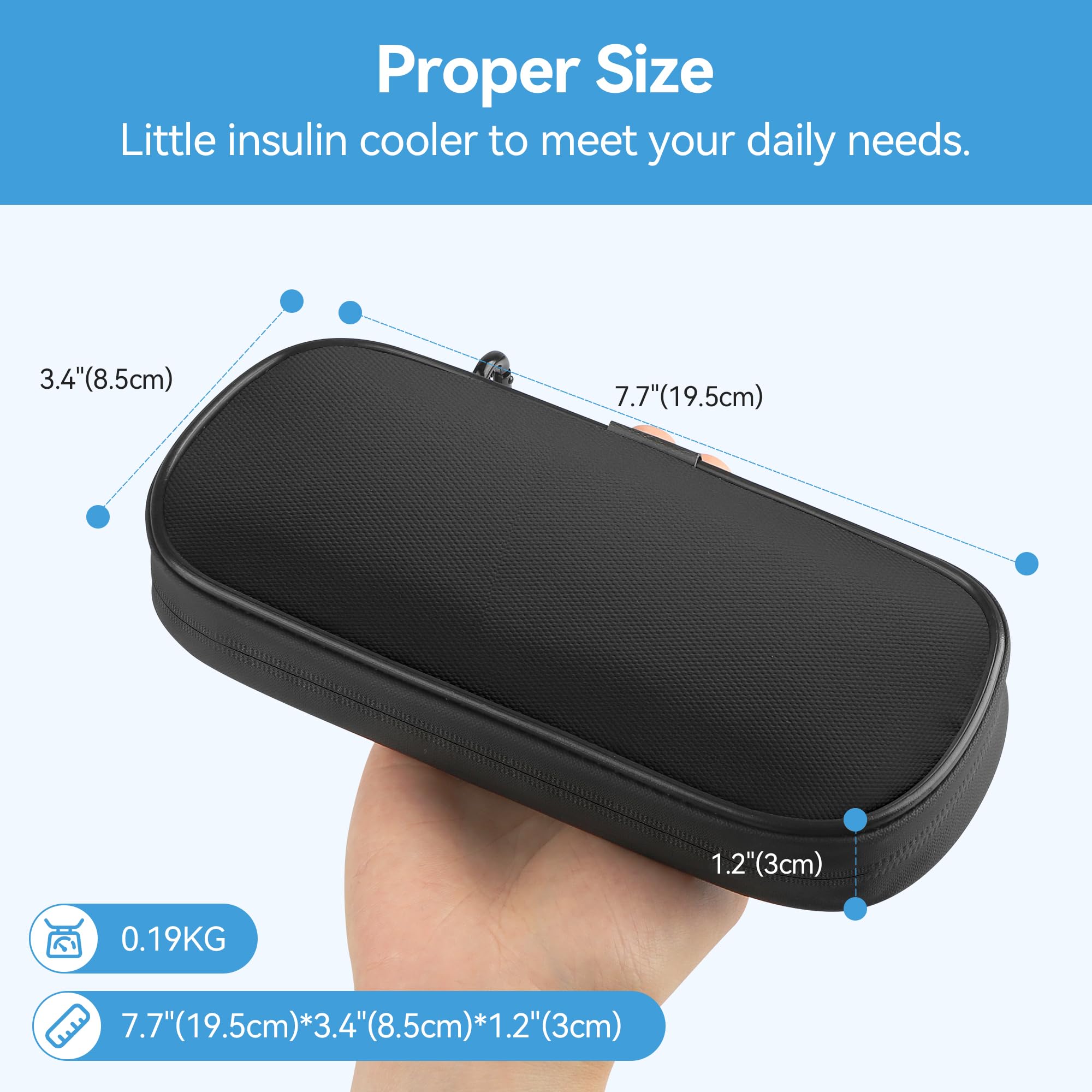 Side strap design of Gelozid case for easy packing in bags.