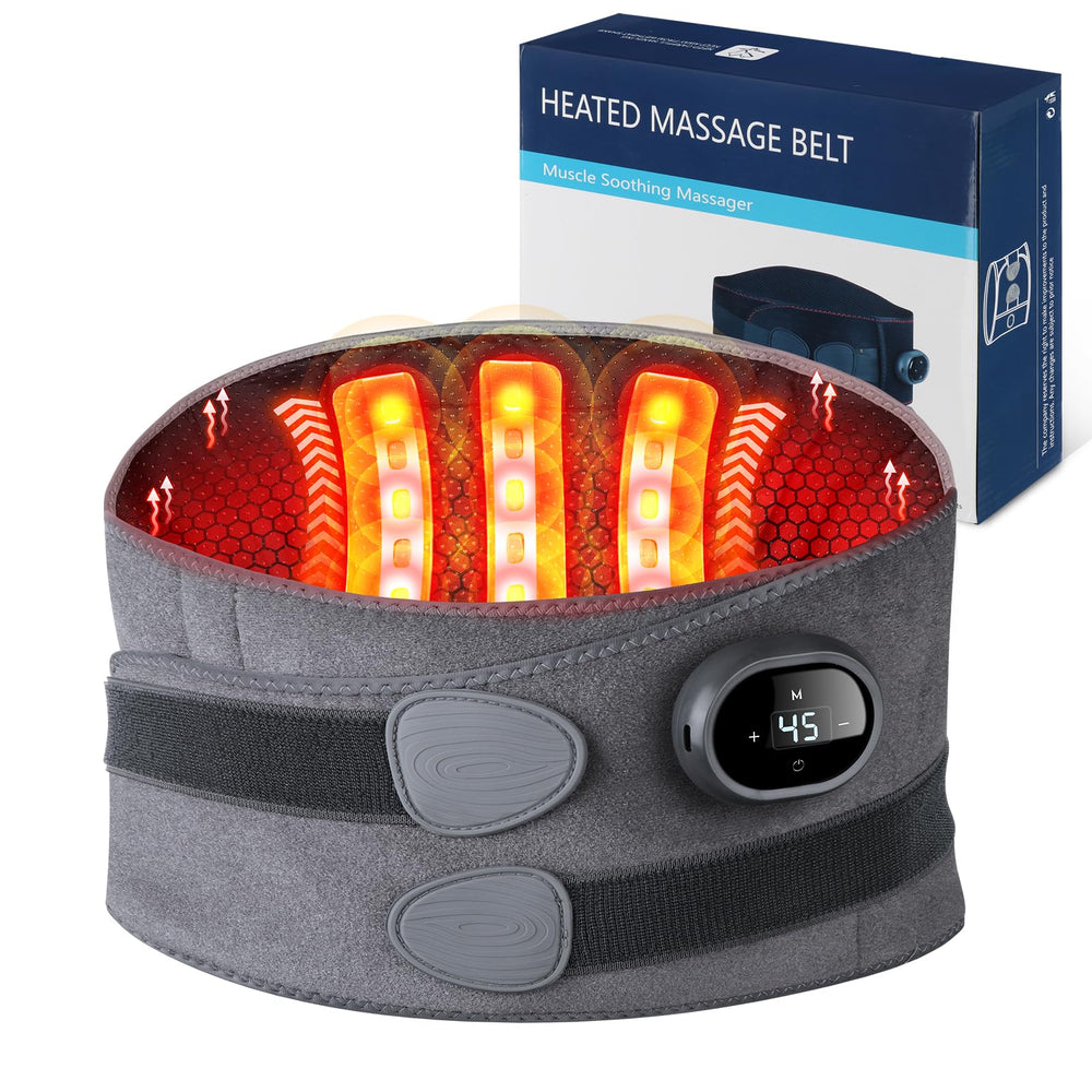 Gelpacks Direct cordless back massager with heat relieves tense muscles on demand