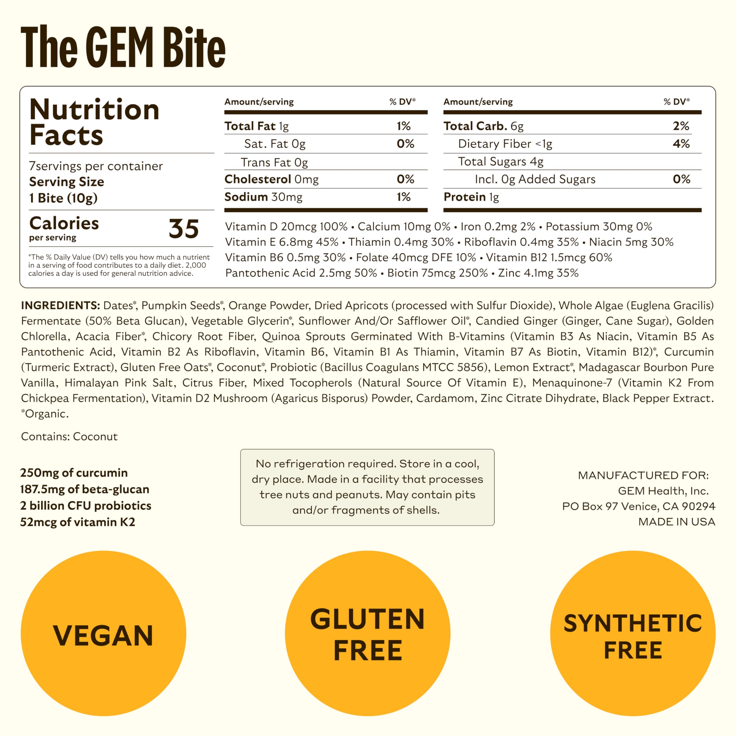 GEM Daily Bite travel pack ideal for busy schedules