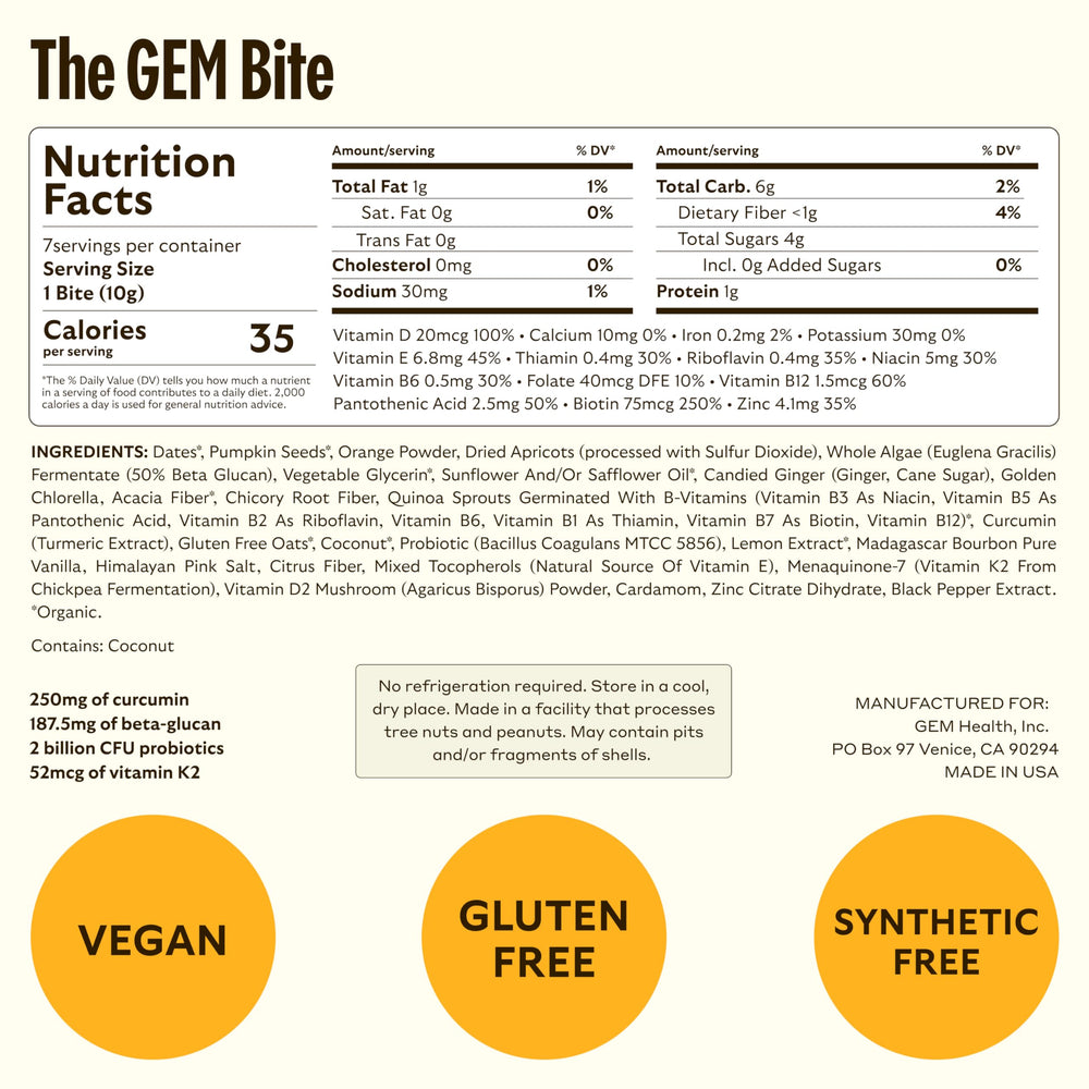GEM Daily Bite travel pack ideal for busy schedules
