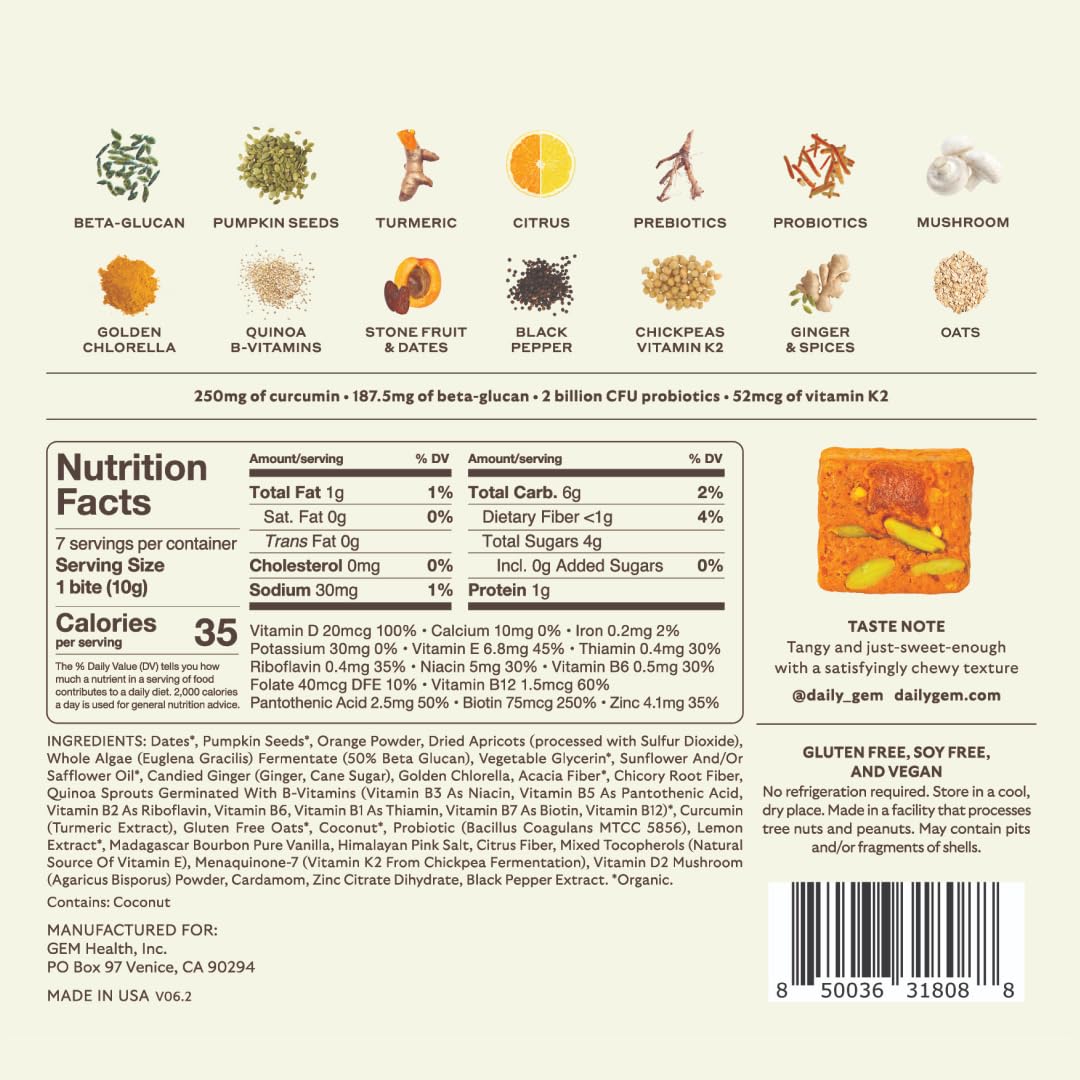GEM Daily Multivitamin top-view bottle for quick daily intake