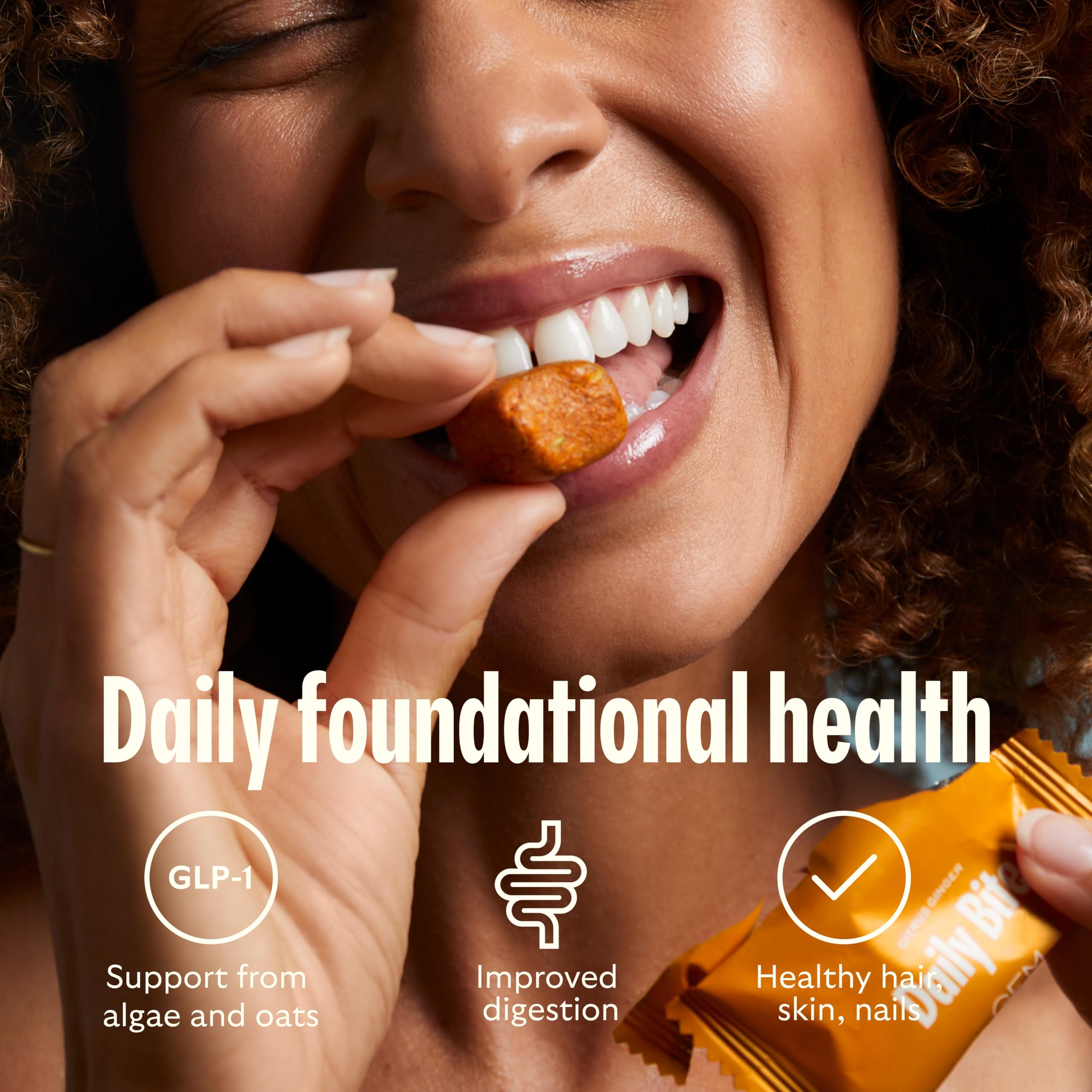 GEM Daily Multivitamin turmeric and beta-glucan ingredient focus for natural support