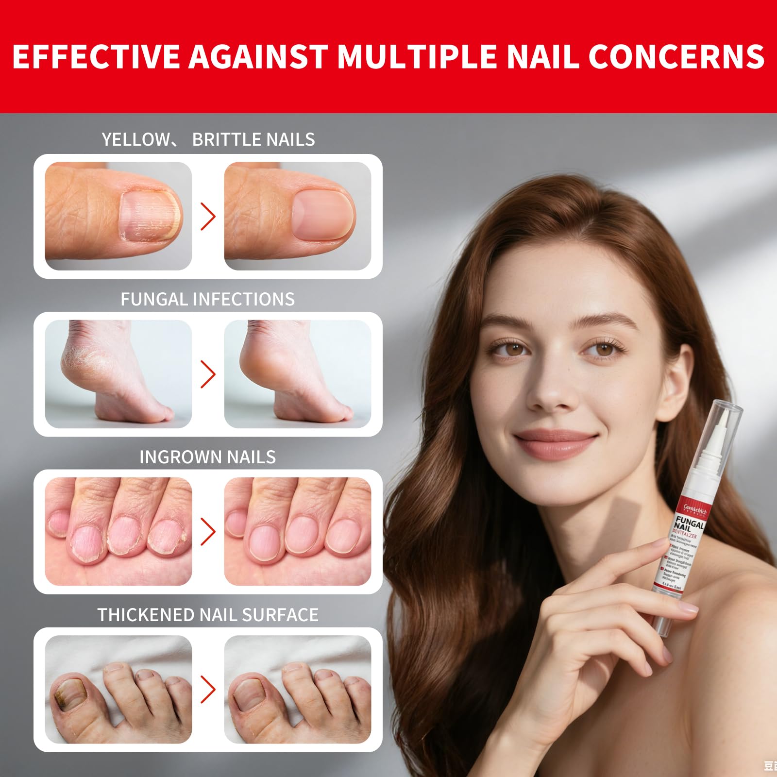 Gemächlich ZuHause 3 pens and 3 files included for complete nail care.