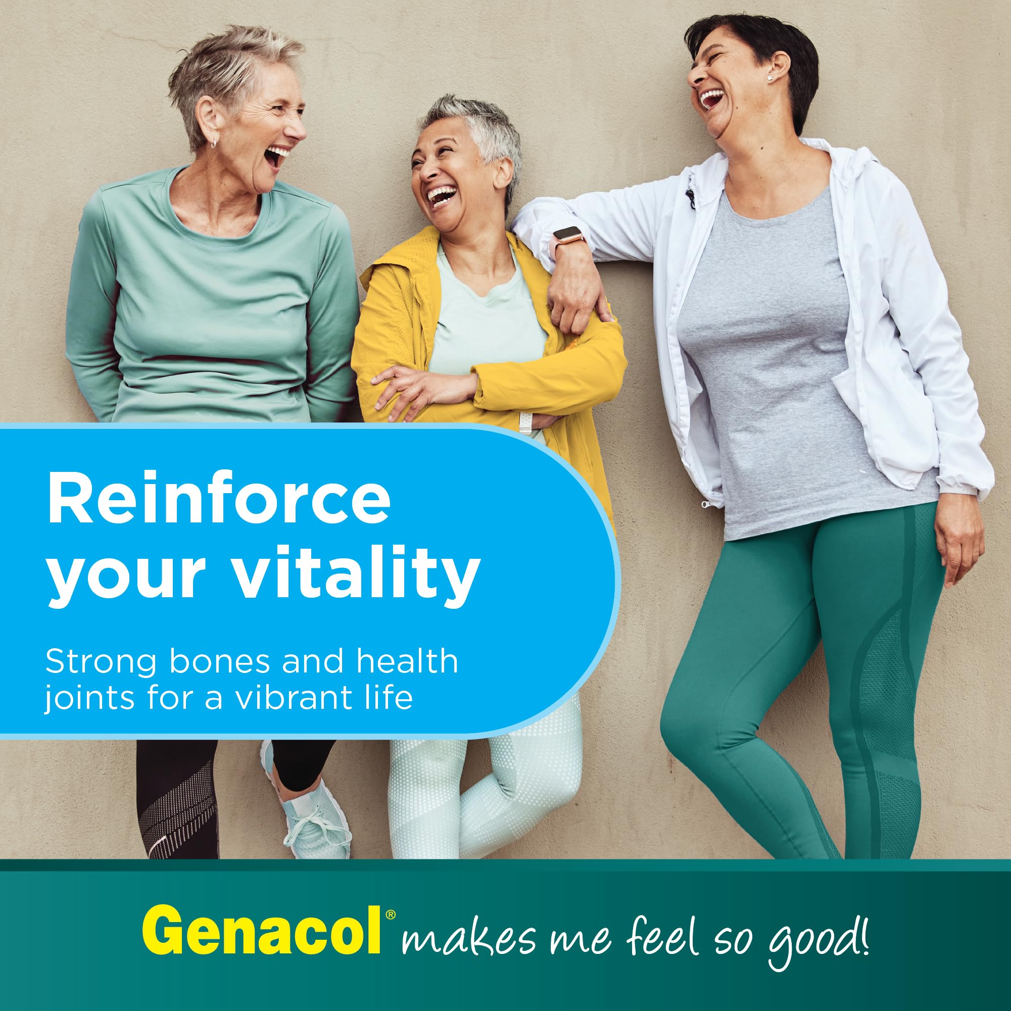 Genacol Bone and Joint back label displays recommended usage to support routine integration.
