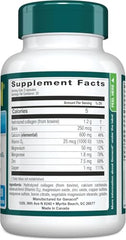 Genacol Bone and Joint capsules closeup highlights collagen support for flexible joints.