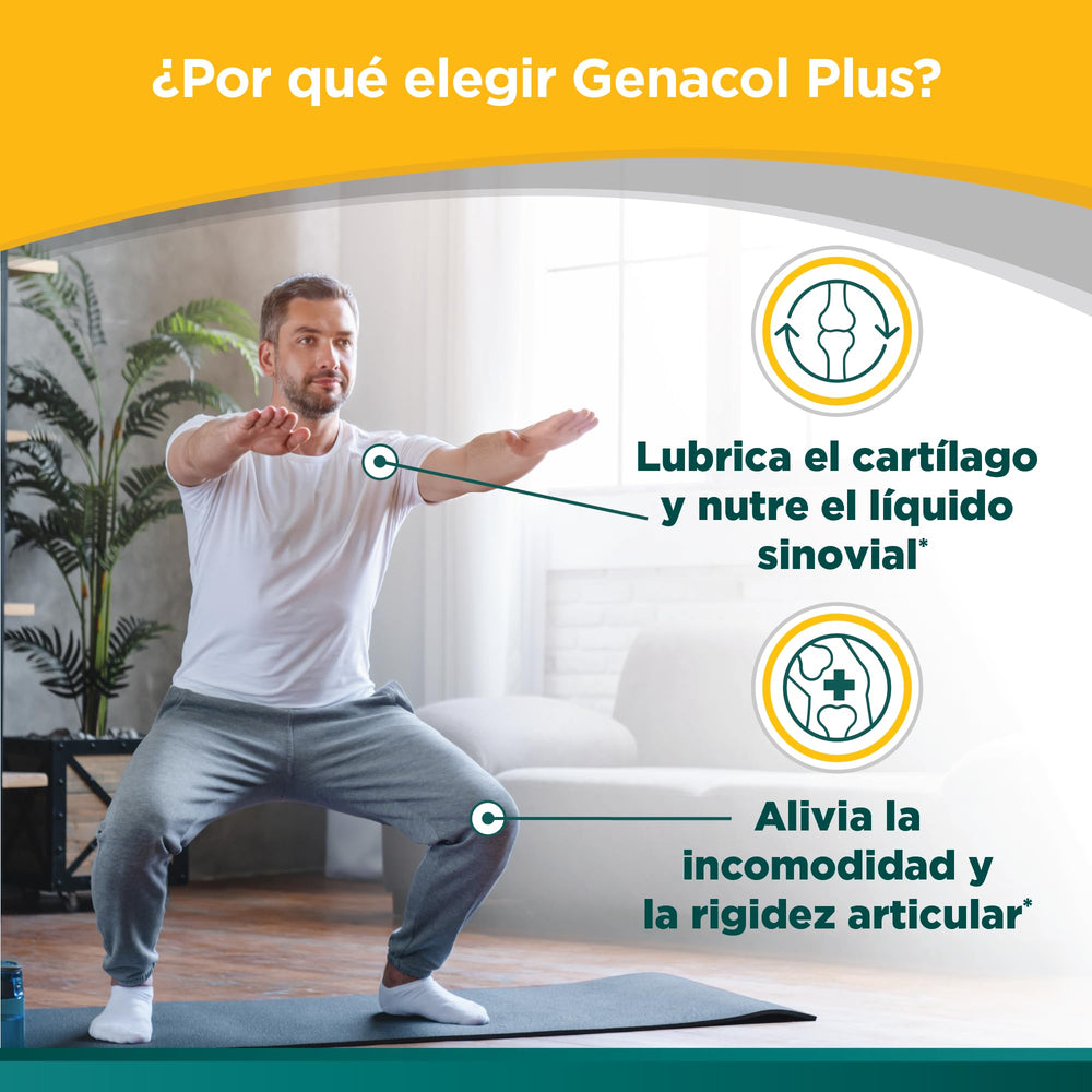 Genacol measuring spoon beside bottle suggests accurate dosing