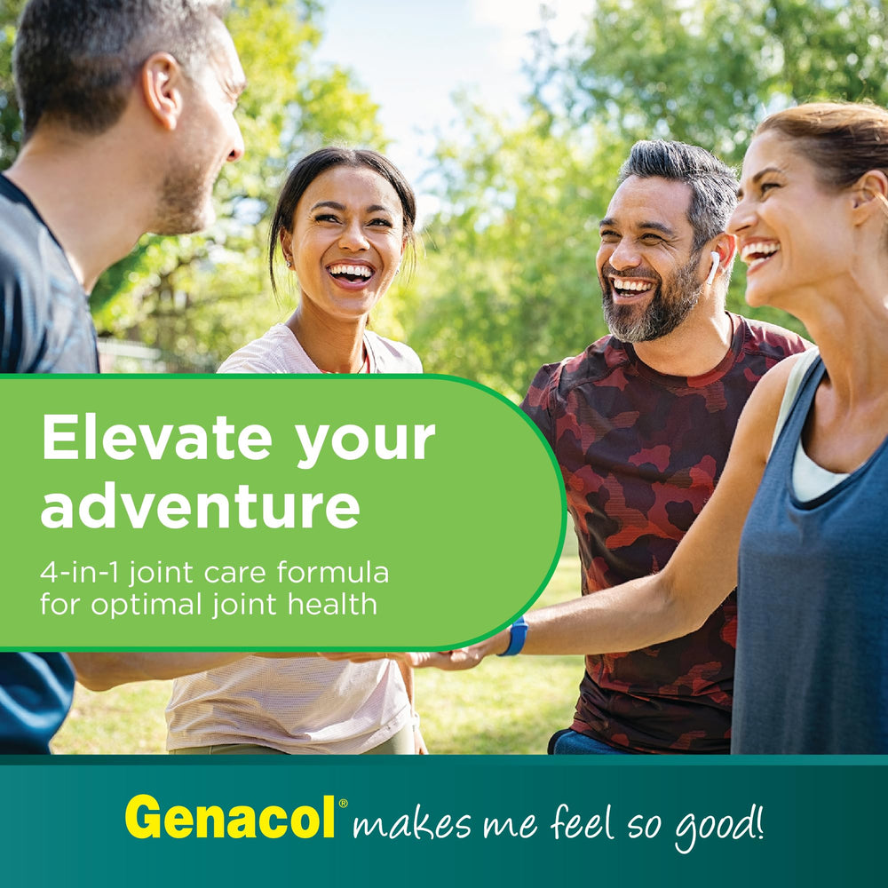 Genacol Optimum active-user image implies sustained mobility.