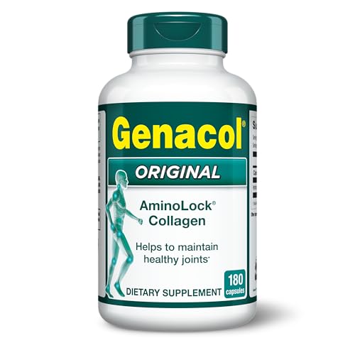 Genacol Original capsules close-up highlighting ultra-hydrolyzed peptides.