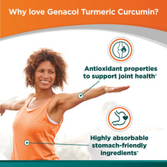 Genacol bottle back panel noting BioPerine and non-GMO ingredients