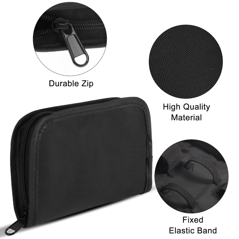 GENCAM diabetes supply case elastic straps for meter and accessories.