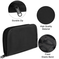 GENCAM diabetes supply case elastic straps for meter and accessories.