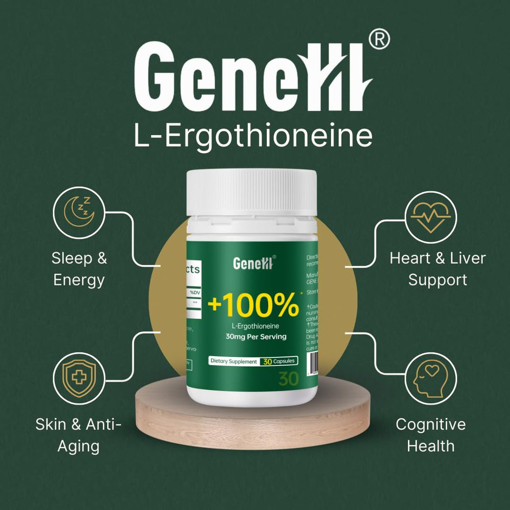 GENEIII ergothioneine capsule close-up for daily intake