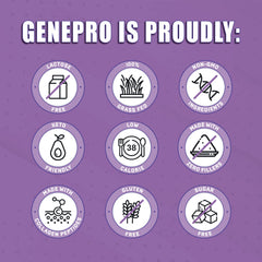 Close-up of collagen peptides in GENEPRO GEN. 3 for daily shakes