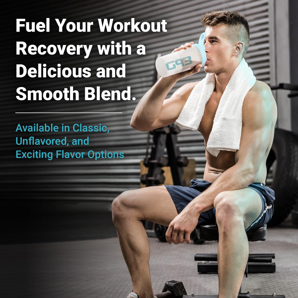 GENEPRO GEN. 3 keto-friendly shake ready to mix in a glass.