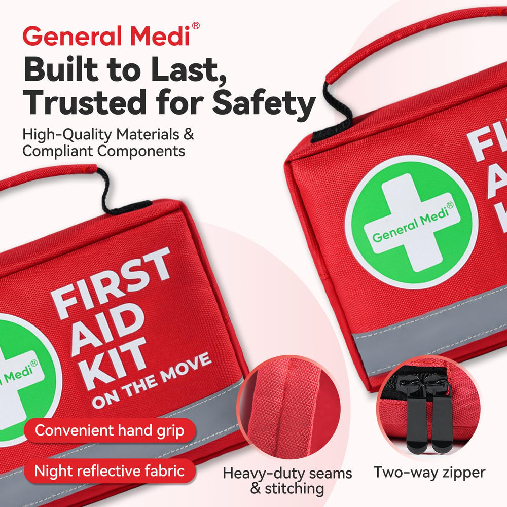 General Medi backpack-friendly kit ready for hiking or camping