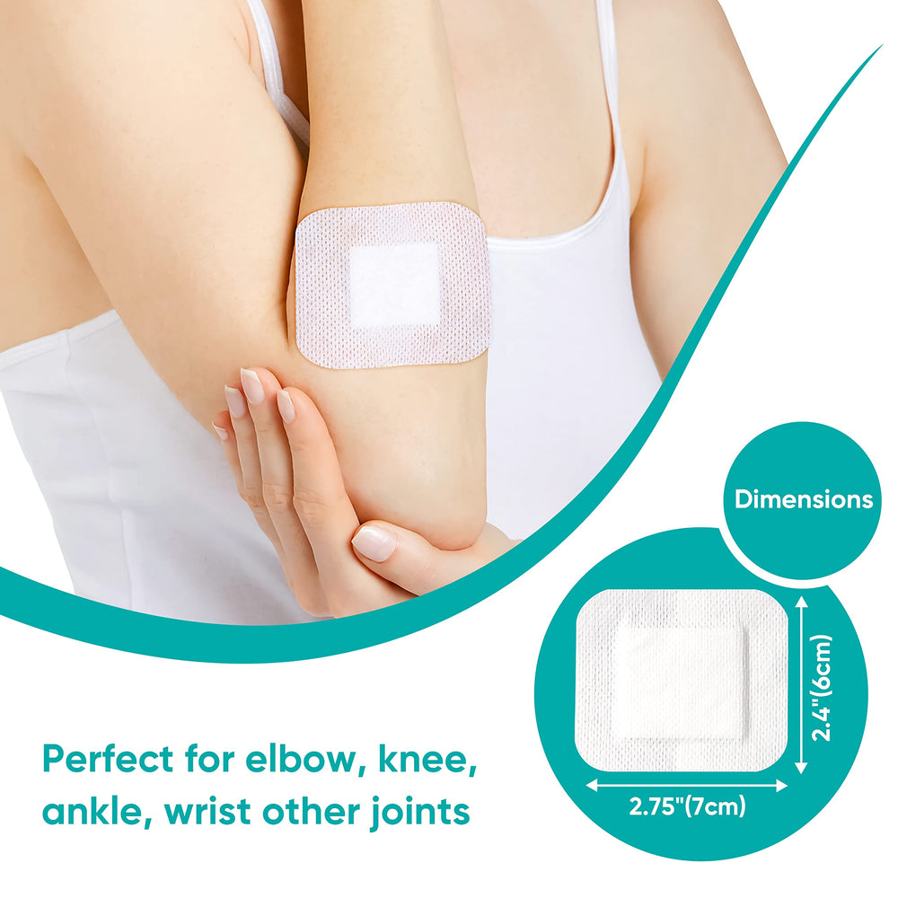 General Medi border dressing close-up showing adhesive border for secure wound protection.