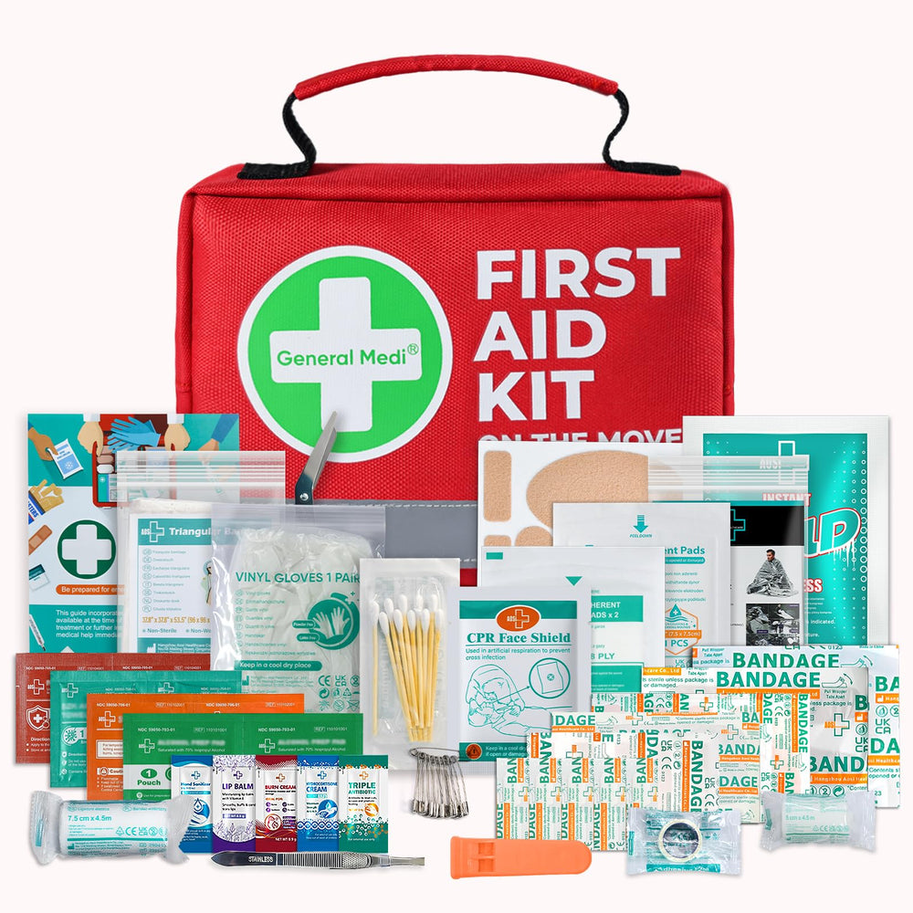 General Medi emergency blanket included for warmth during emergencies
