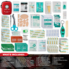 General Medi First Aid Kit in a durable red case designed for quick access.