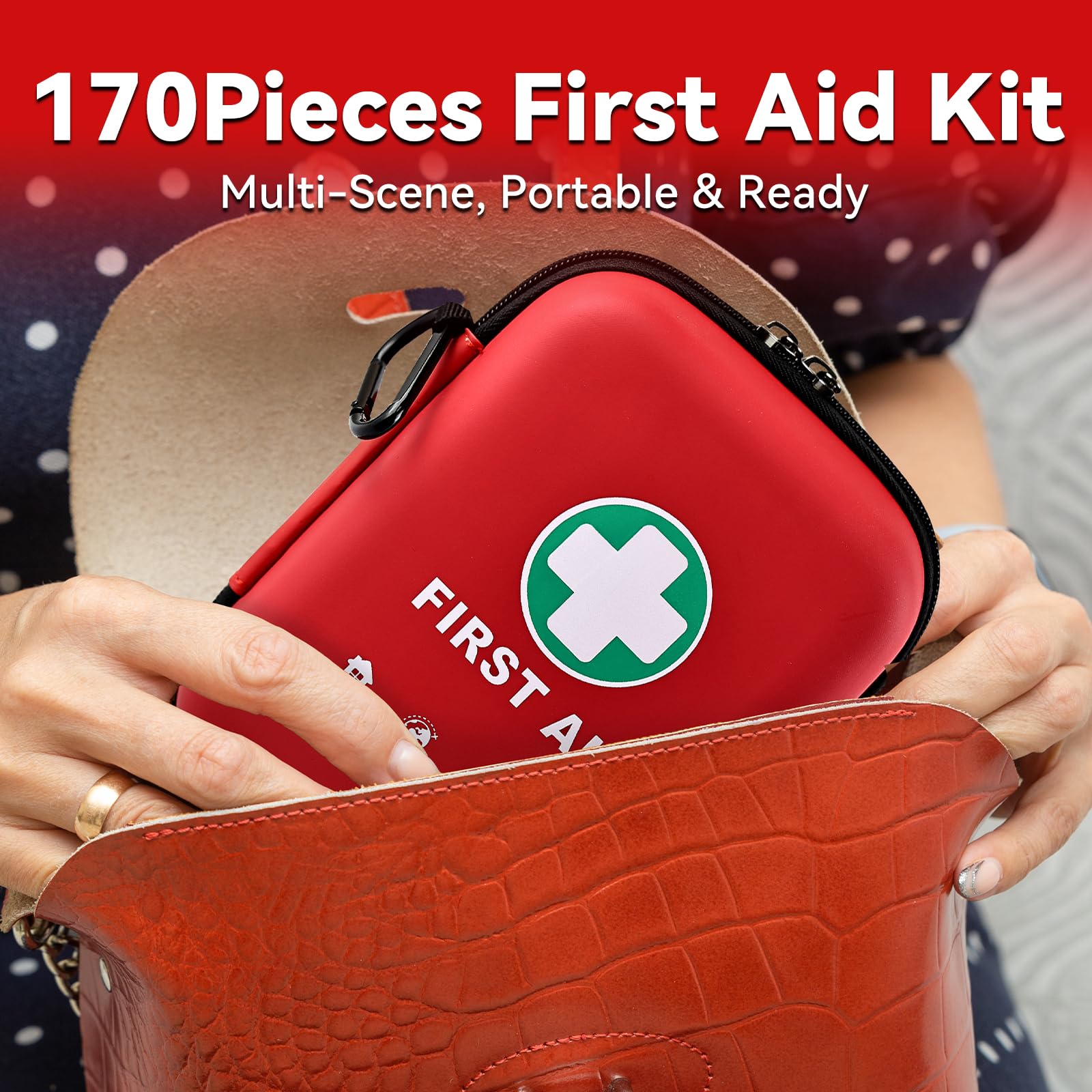 General Medi first aid kit featuring a quick-access zipper for convenience.