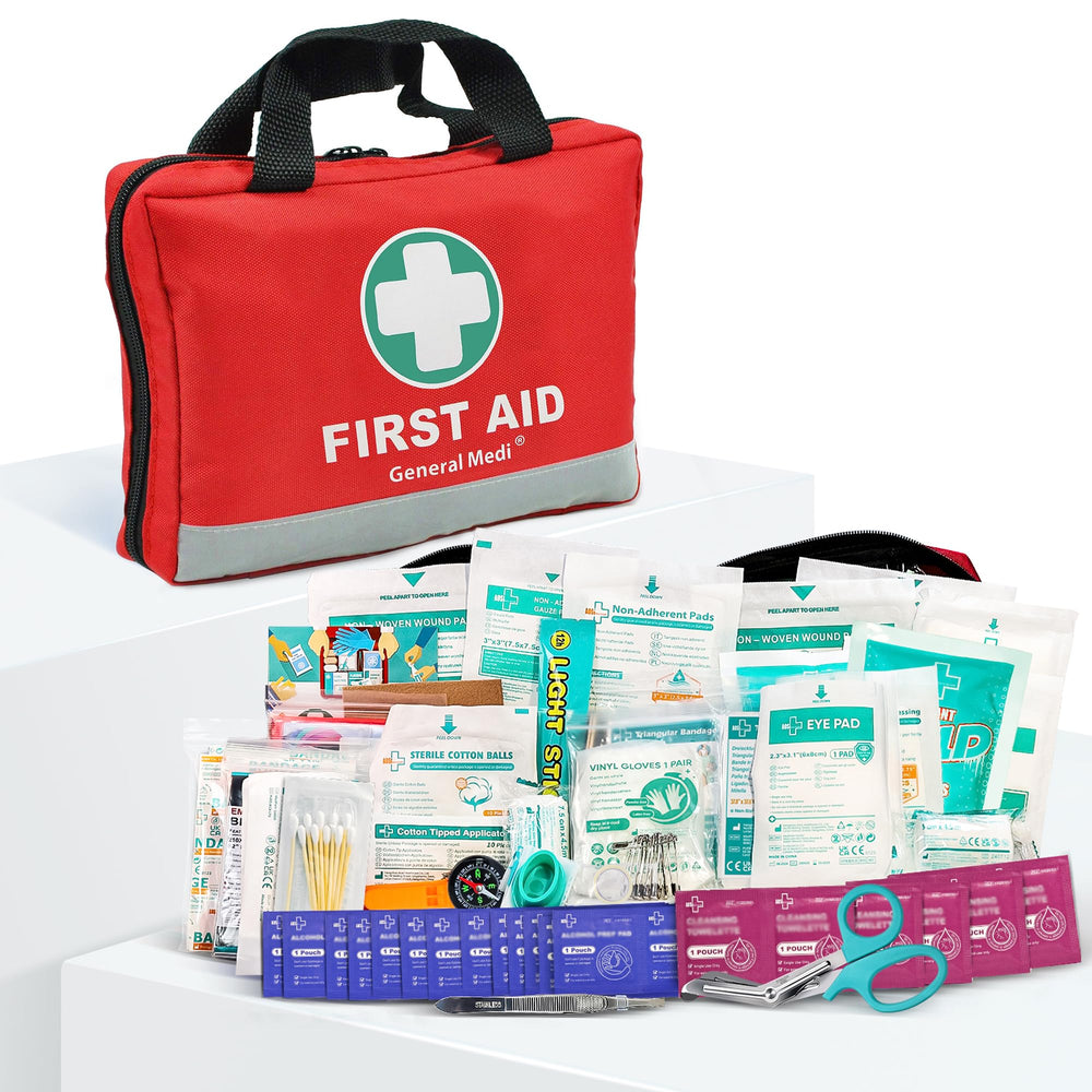 General Medi first aid kit reflective bag for quick access at night