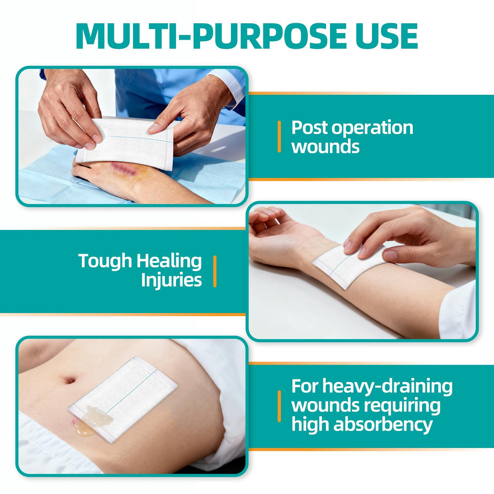 General Medi fluffy inner-fill absorbs and disperses fluids effectively.