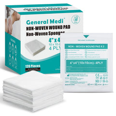 General Medi gasa esterilizada 4x4, empaque individual para uso higiénico inmediato