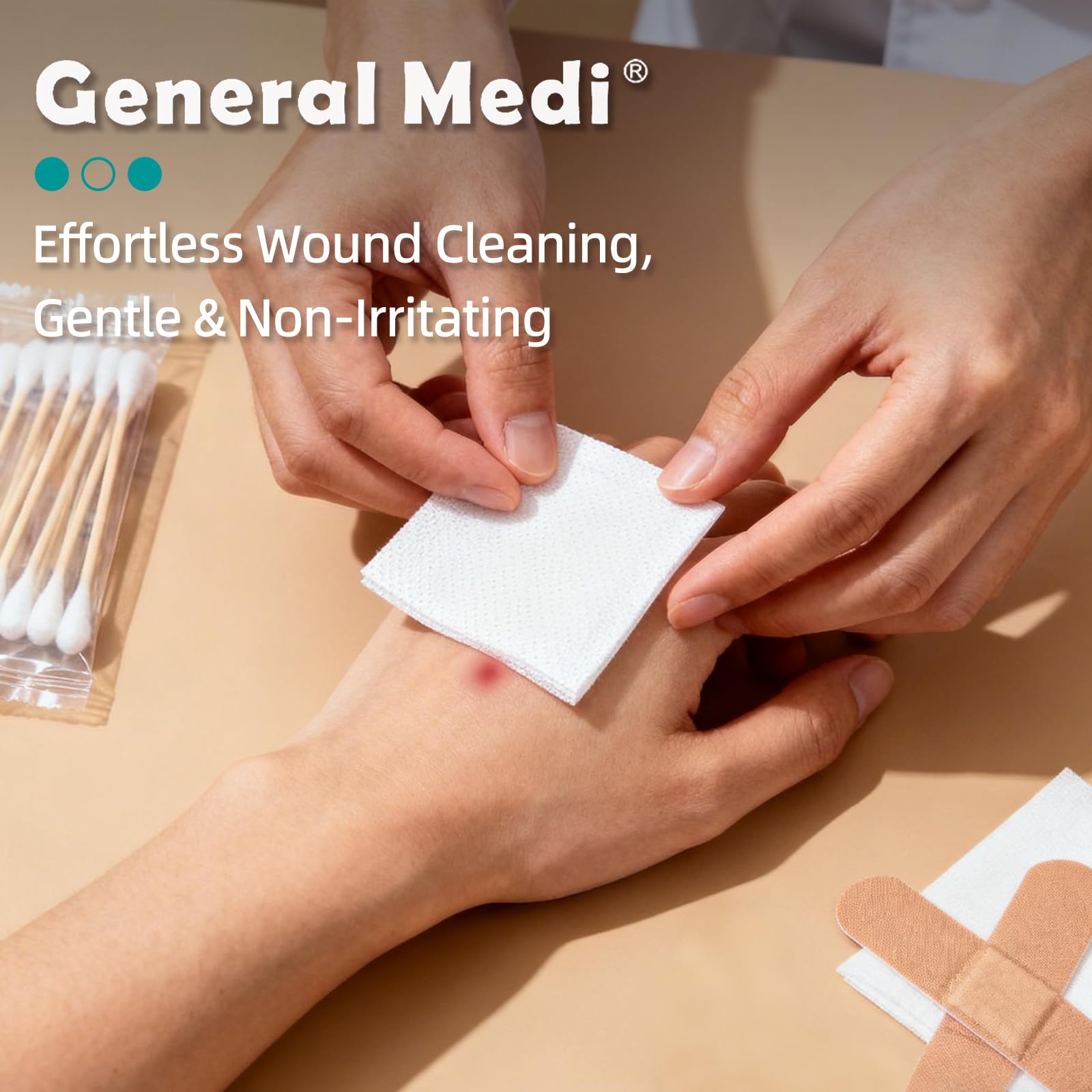General Medi gasa para cubrir heridas en deportes y escuelas