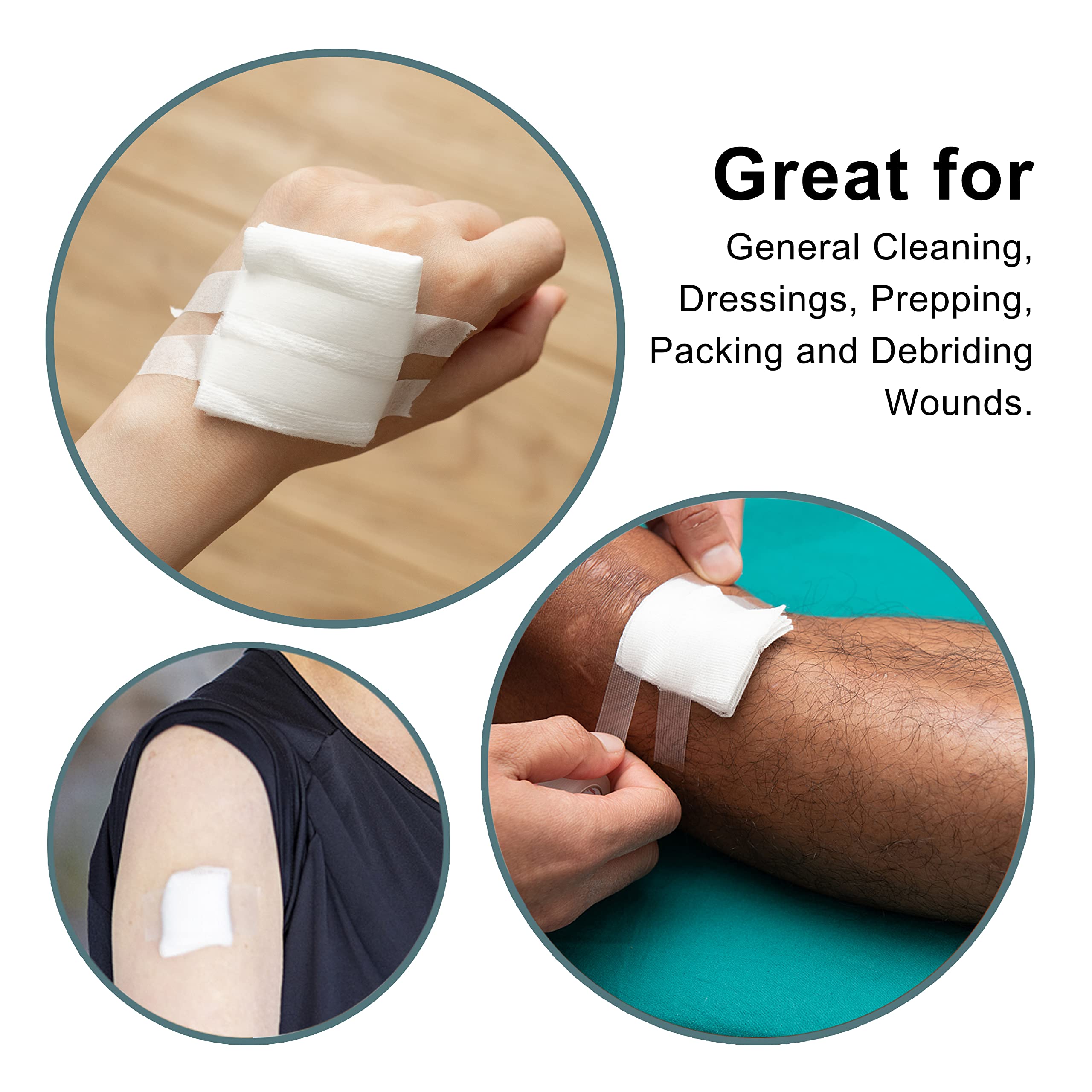 General Medi gasa para heridas menores, buena absorción