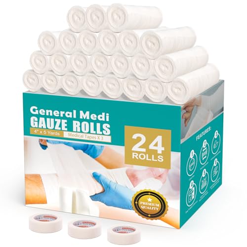 Close-up of General Medi gauze roll texture highlighting breathable fabric for comfortable coverage