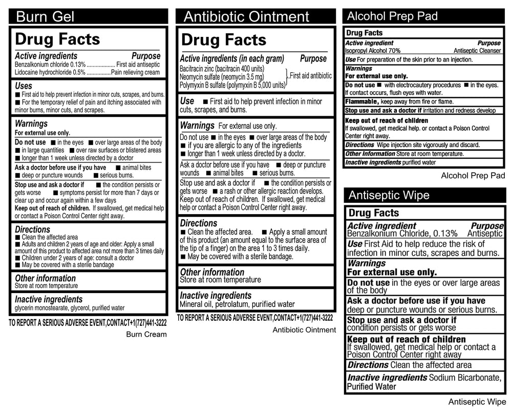 General Medi portable first aid kit in hand emphasizes accessibility