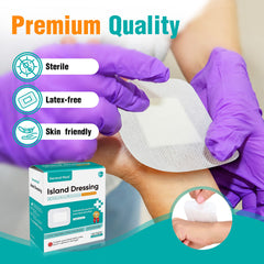 General Medi dressing is individually packaged to ensure sterility and cleanliness.