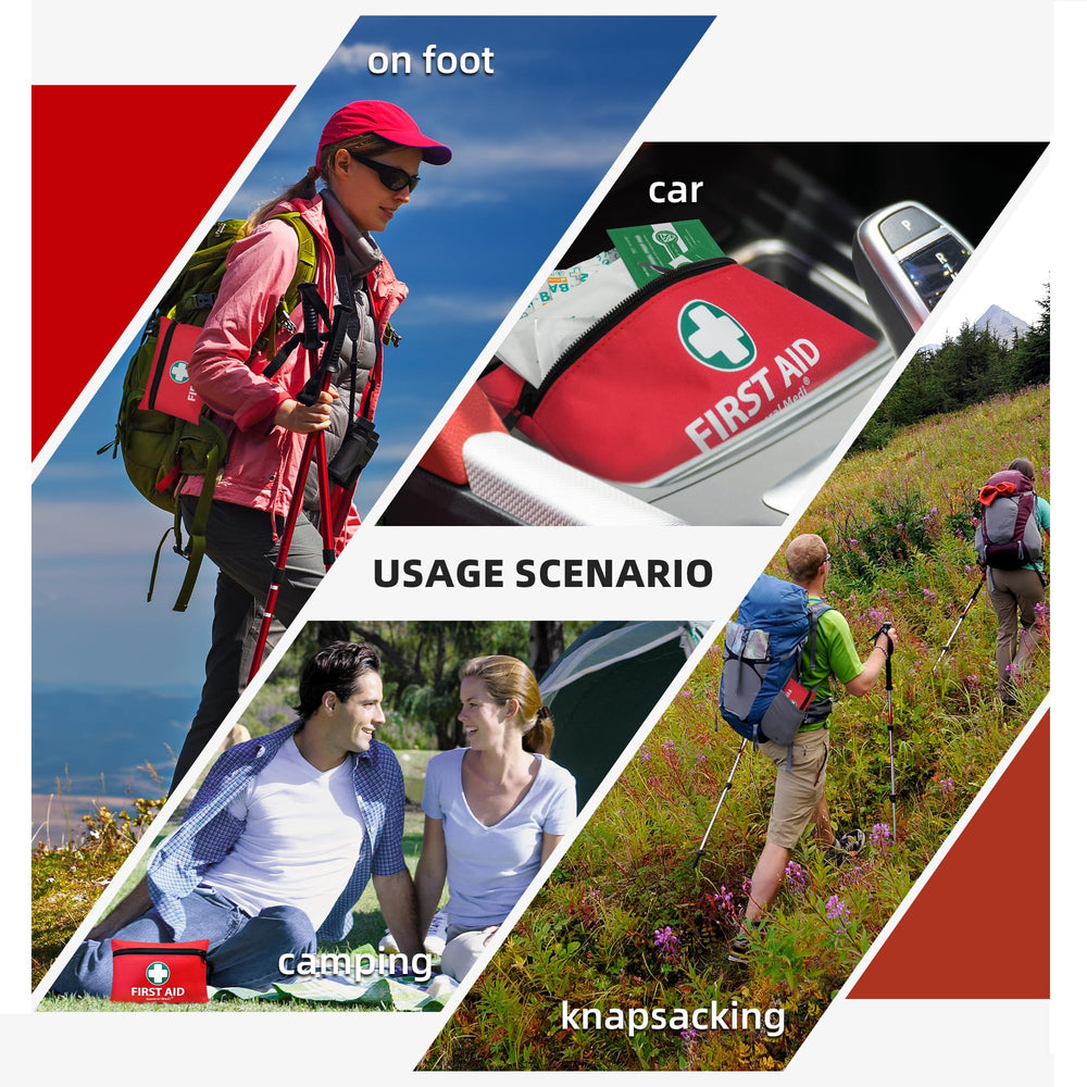 Sturdy pouch and zipper design of the General Medi kit for easy access.